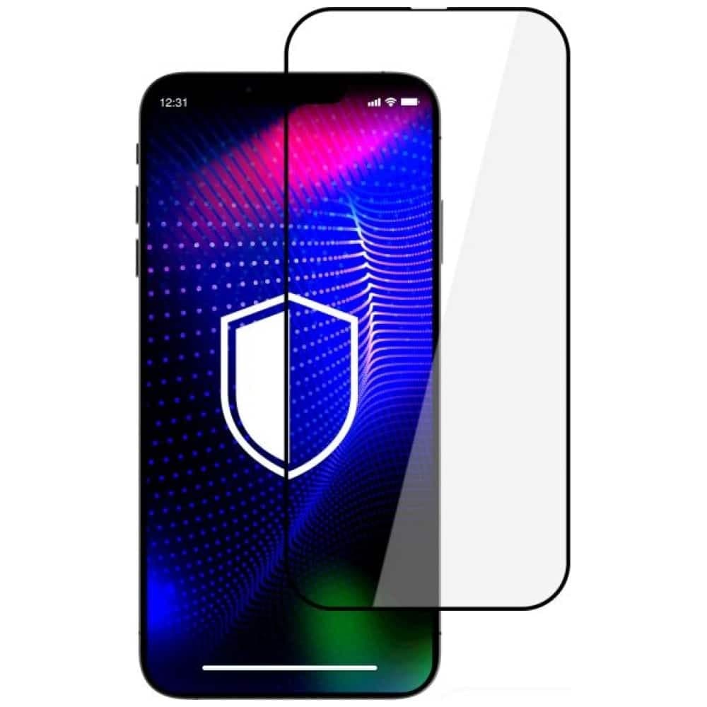 3MK Hardy iPhone 14 / 13 / 13 Pro 6,1" χημικά σκληρυμένο γυαλί μαύρο 11