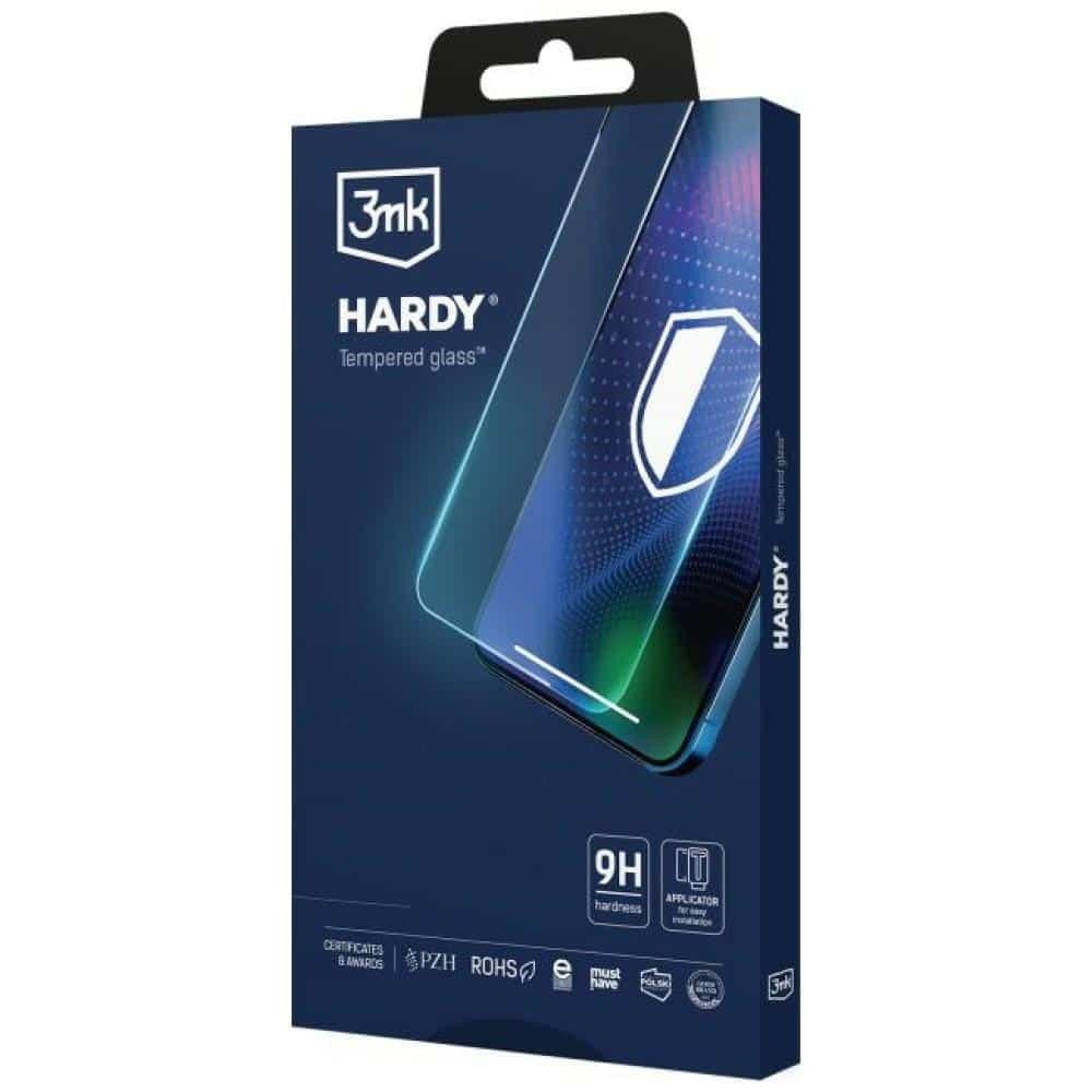 3MK Hardy iPhone 14 / 13 / 13 Pro 6,1" χημικά σκληρυμένο γυαλί μαύρο 5