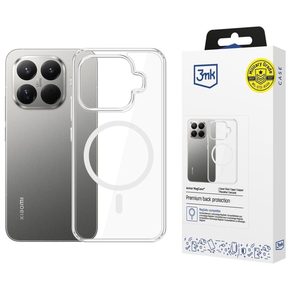3MK Armor MagCase - θήκη για Xiaomi 15T Pro - Διάφανο
