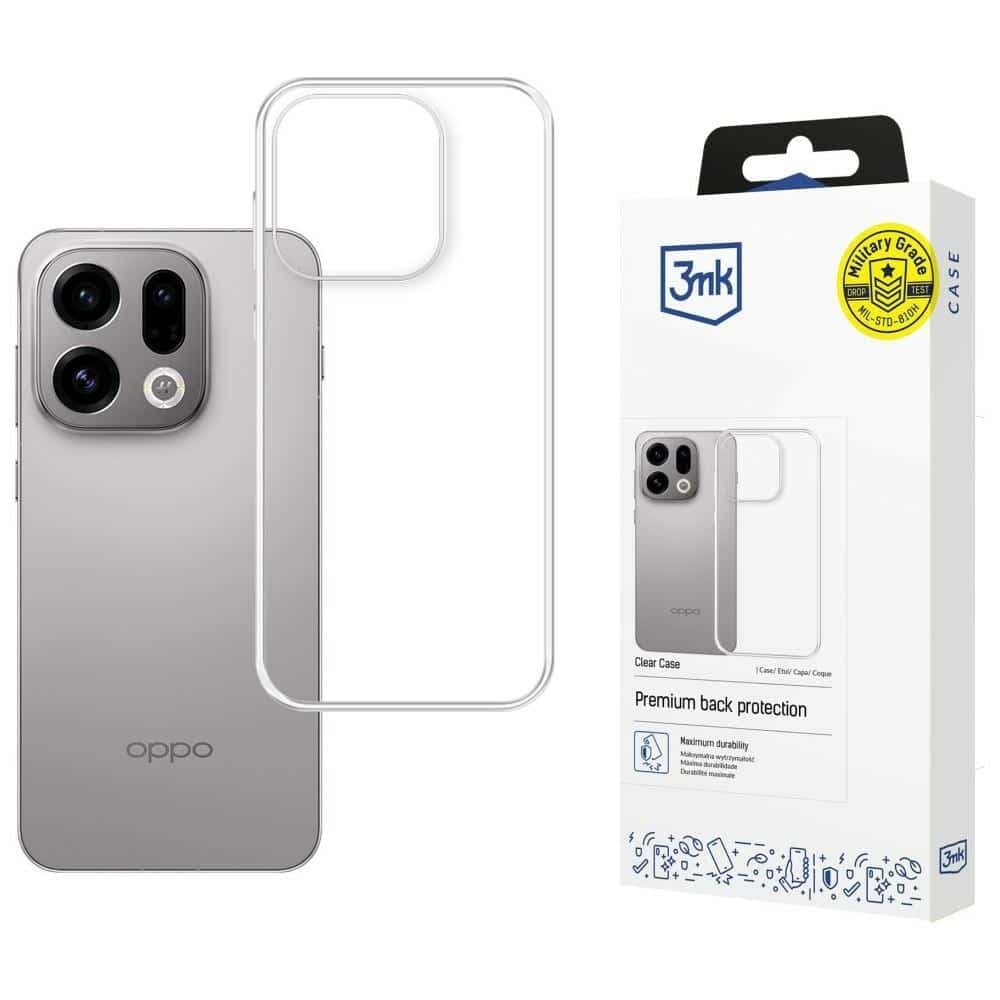 3MK Clear Case - θήκη για Oppo Find X9 - Διάφανο