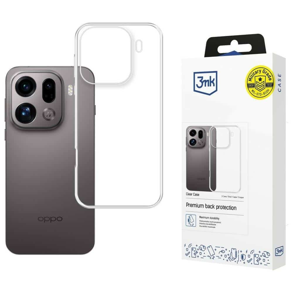 3MK Clear Case - θήκη για Oppo Find X9 Pro - Διάφανο