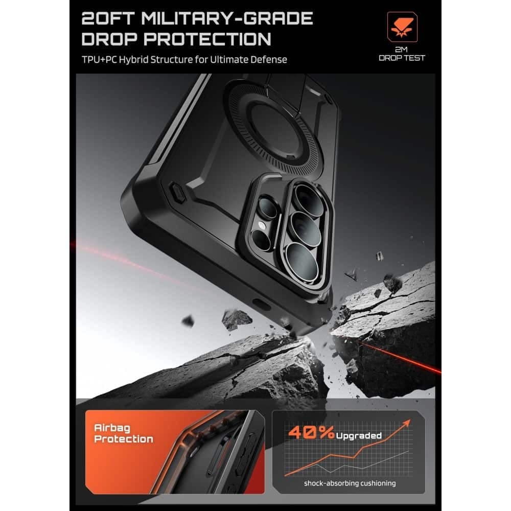 Supcase UNICORN BEETLE PRO - θήκη για Samsung Galaxy S26 Ultra - Μαύρο 3