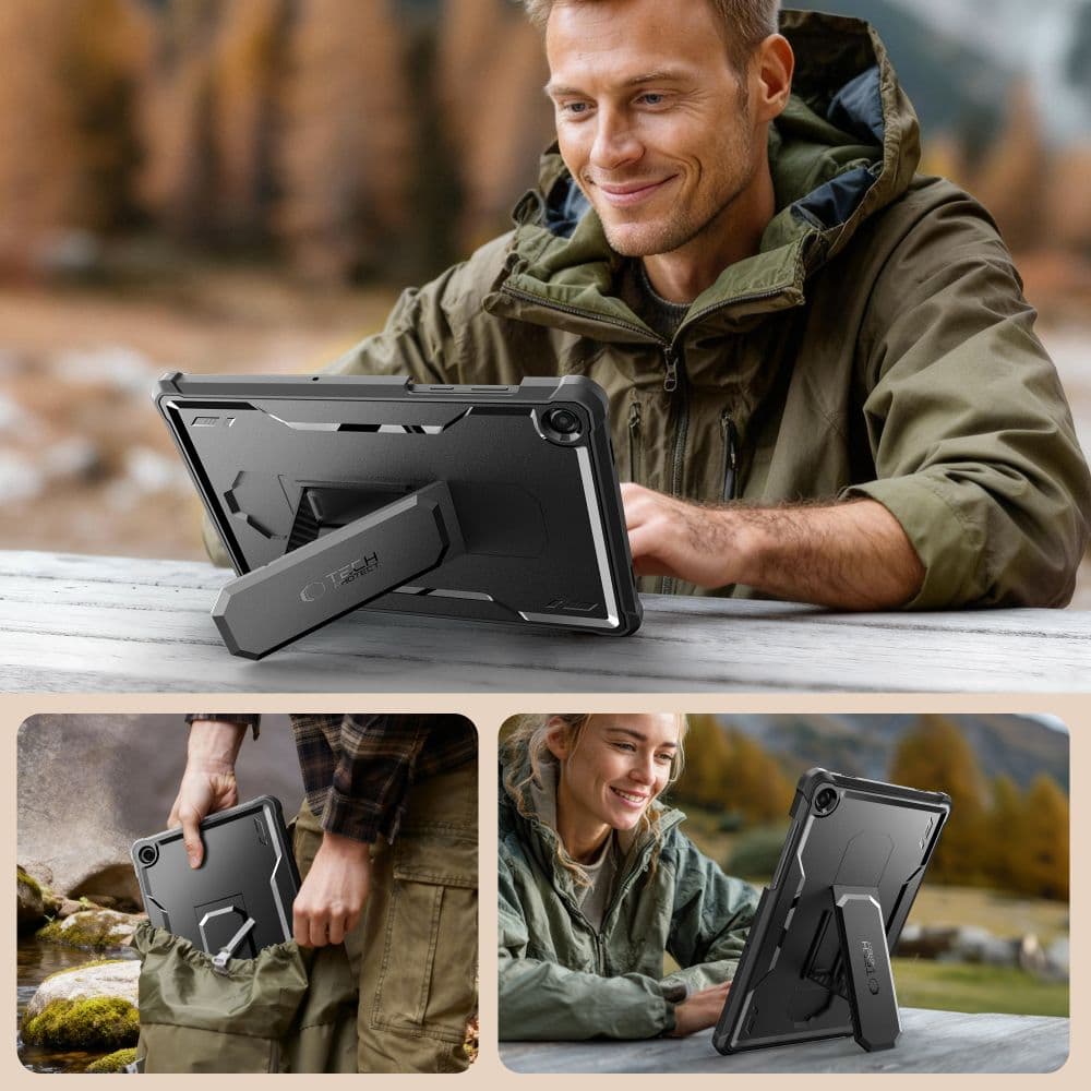 TECH-PROTECT KEVLAR PRO - θήκη για Samsung Galaxy Tab A9+ / A11+ A9 A11 Plus 11.0 X210 X215 X216 X230 X235 X236 - Μαύρο 2