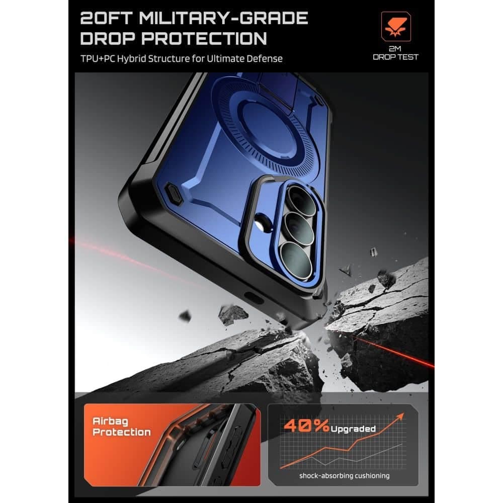 Supcase UNICORN BEETLE PRO - θήκη για Samsung Galaxy S26 - Μπλε 3