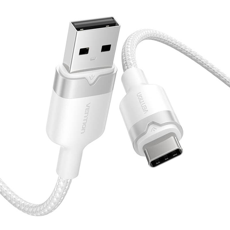Καλώδιο USB 2.0 A σε USB-C 3A Vention CTNWH 2M (λευκό) 2