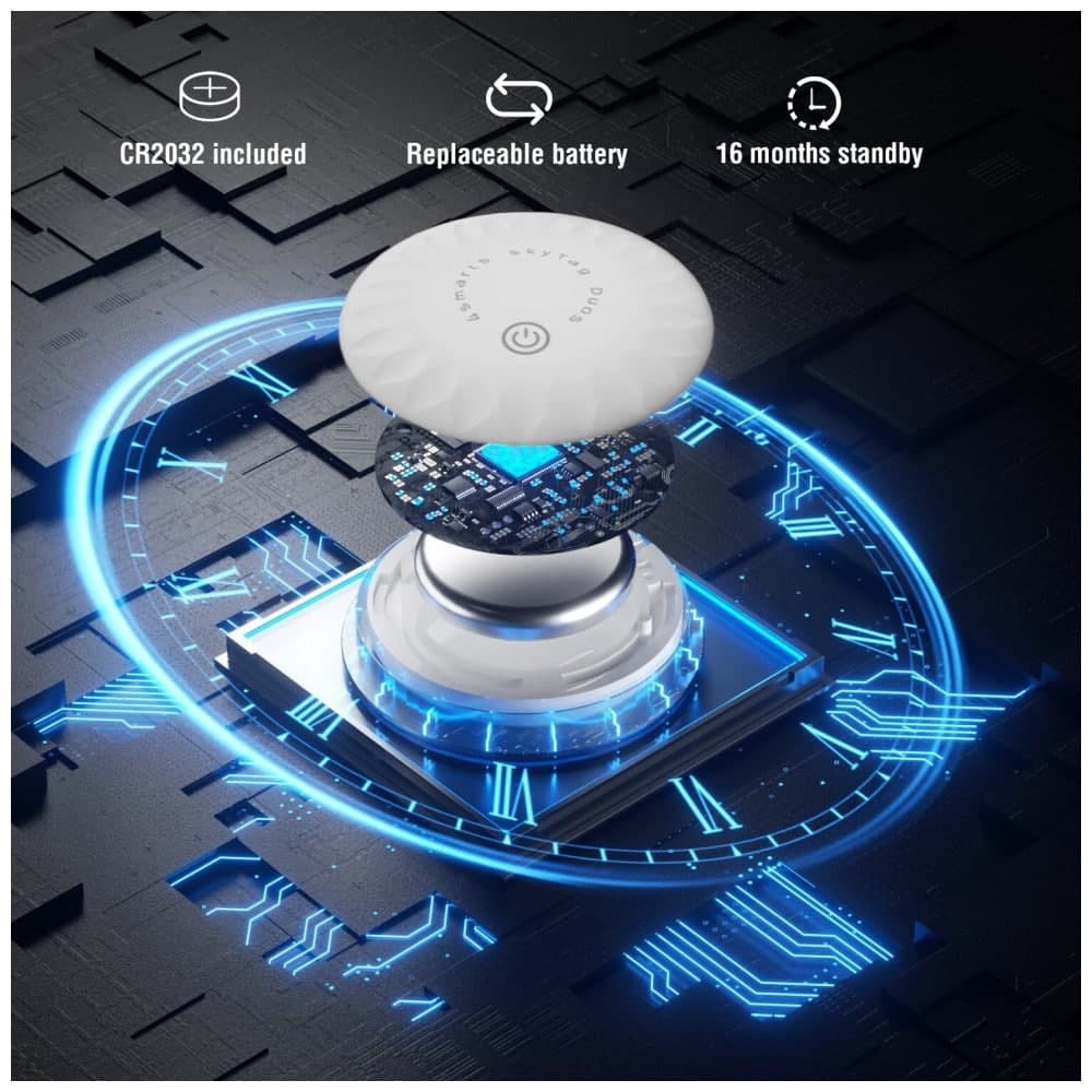 Εντοπιστής 4smarts SkyTag Duos λευκό 4 τεμάχια 6