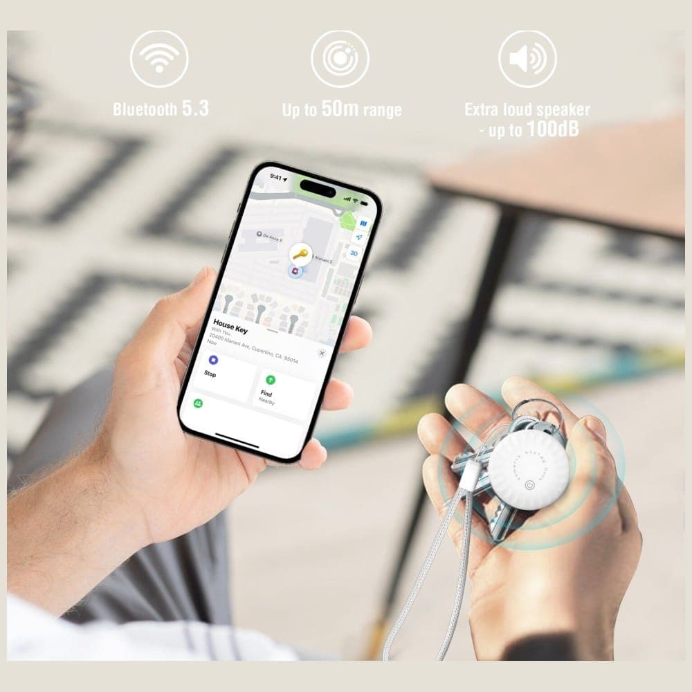 Εντοπιστής 4smarts SkyTag Duos λευκό 4 τεμάχια 7