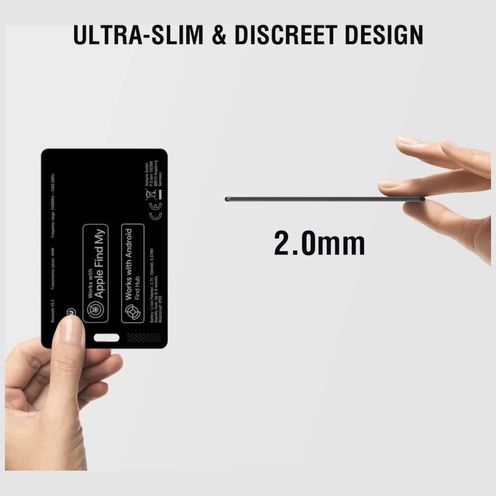 Εντοπιστής φόρτισης 4smarts SkyTag Card Duos ReCharge μαύρος 9