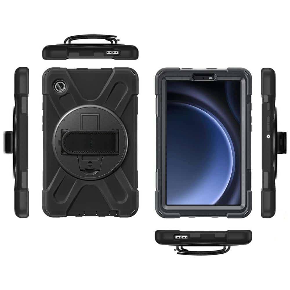 4smarts Rugged Case Grip - θήκη για Samsung Galaxy Tab A9 - Μαύρο 3