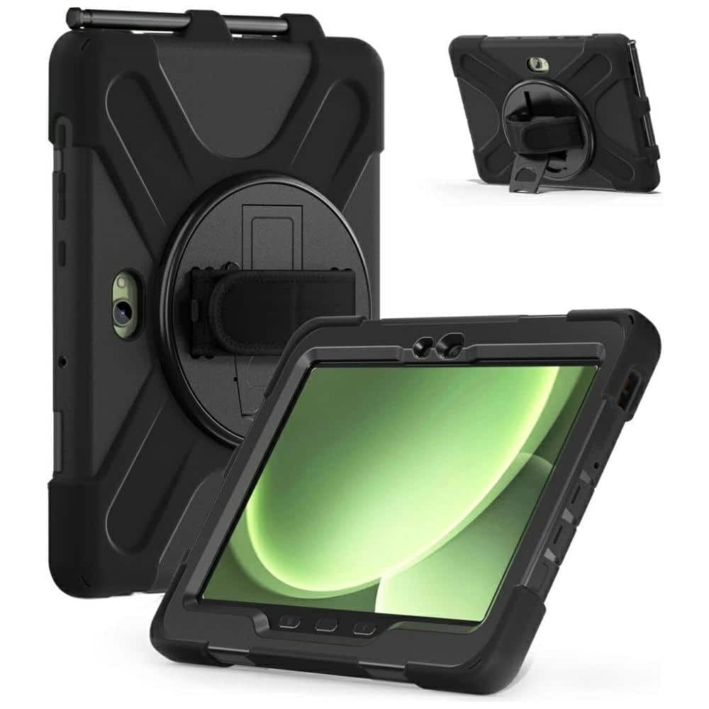 4smarts Rugged Case Grip - θήκη για Samsung Galaxy Tab Active Pro / Active4 Active5 - Μαύρο 2