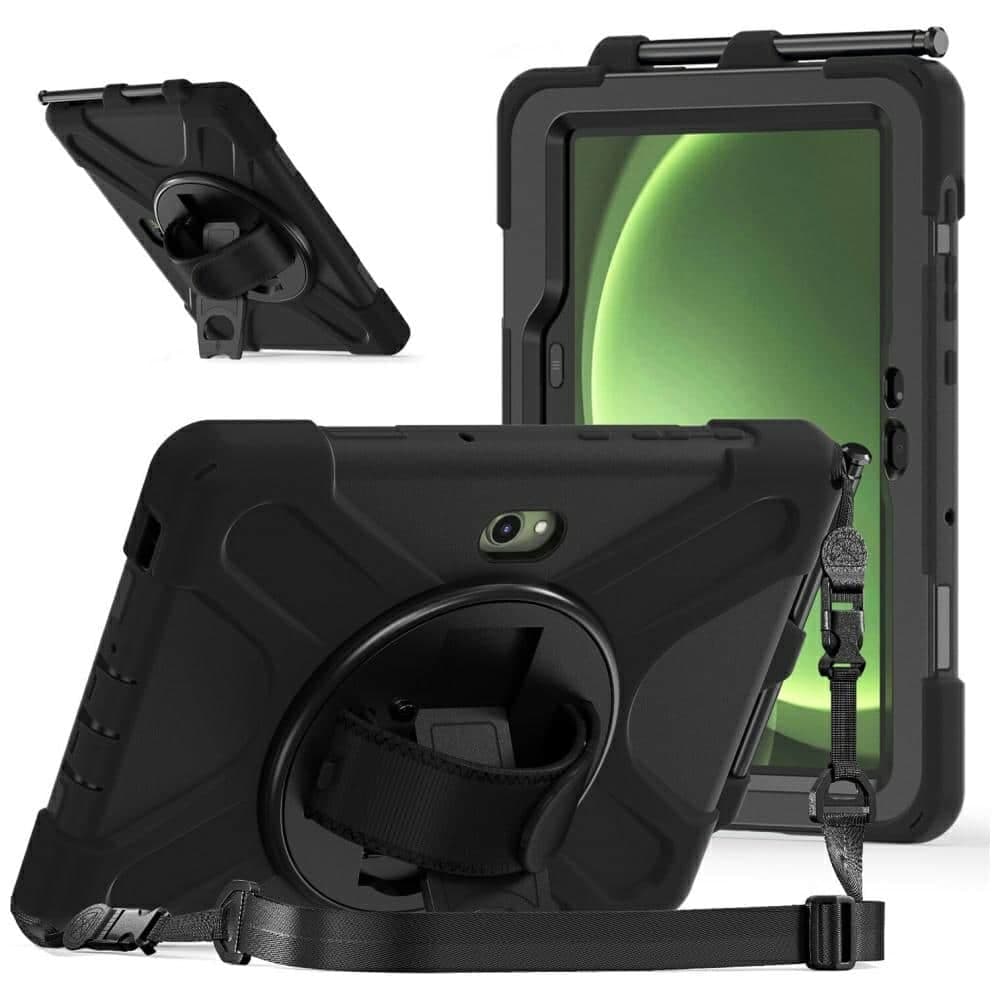4smarts Rugged Case Grip - θήκη για Samsung Galaxy Tab Active Pro / Active4 Active5 - Μαύρο 6