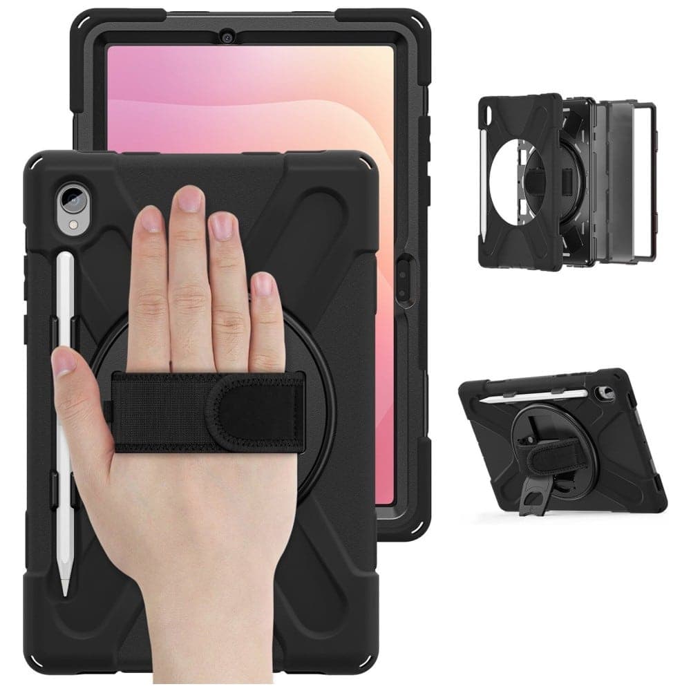 4smarts Rugged Case Grip - θήκη για Samsung Galaxy Tab S11 - Μαύρο 3