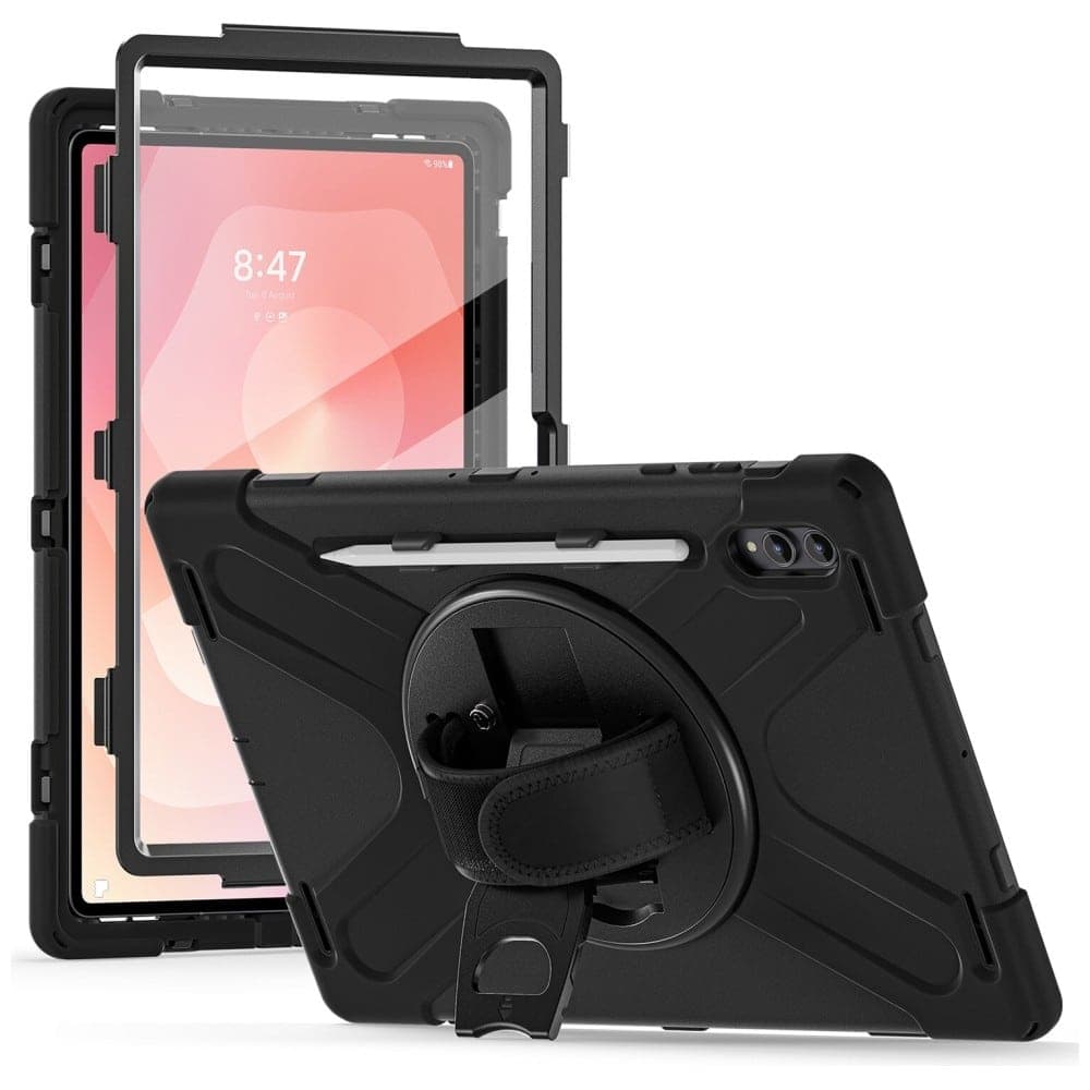 4smarts Rugged Grip - θήκη για Samsung Galaxy Tab S11 Ultra - Μαύρο 6