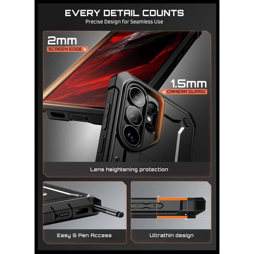 Supcase UNICORN BEETLE PRO - θήκη για Samsung Galaxy S26 Ultra - Μαύρο 4