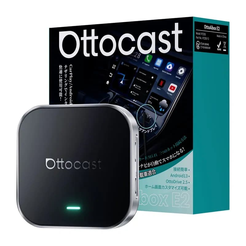 Ασύρματος προσαρμογέας αυτοκινήτου Ottocast OttoAibox E2 CarPlay/Android 5