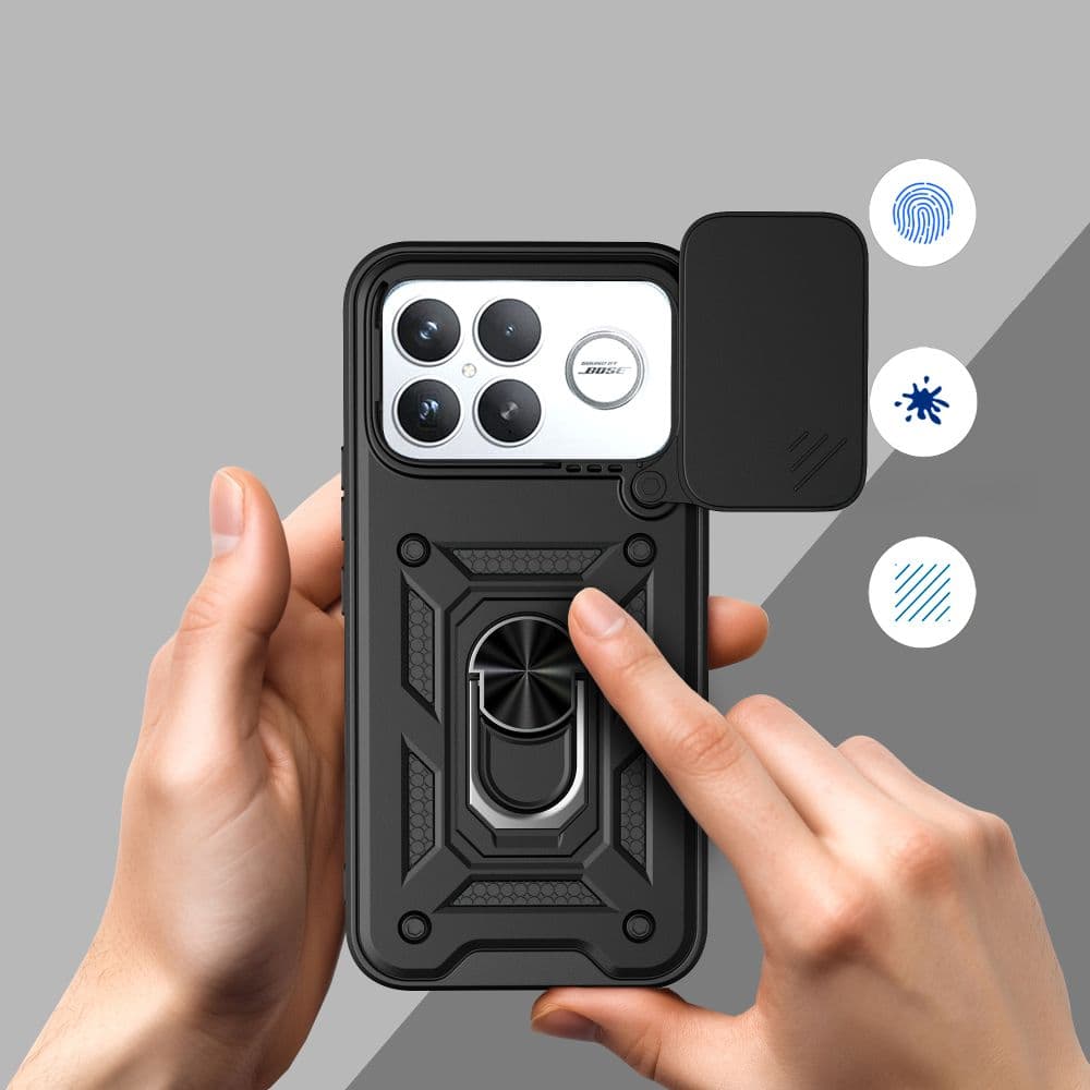 TECH-PROTECT CAMSHIELD PRO - θήκη για Xiaomi Poco F8 Ultra - Μαύρο 4