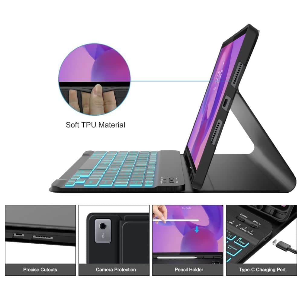 TECH-PROTECT SC PEN - θήκη για Lenovo Idea Tab Plus - Μαύρο 5