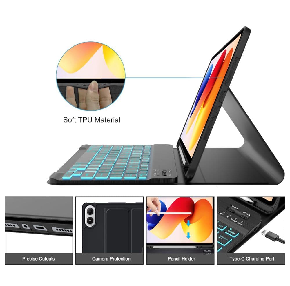 TECH-PROTECT SC PEN - θήκη για Xiaomi Redmi Pad 2 Pro - Μαύρο 4