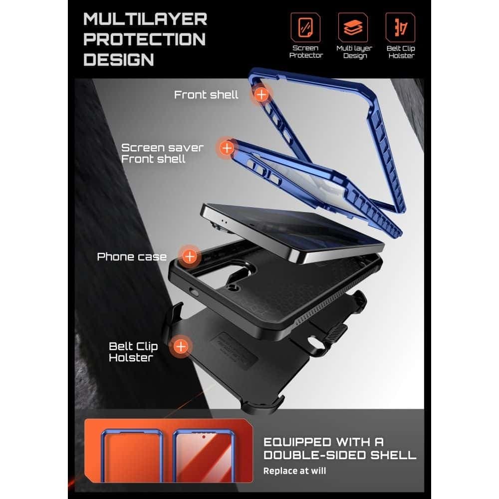 Supcase UNICORN BEETLE PRO - θήκη για Samsung Galaxy S26 - Μπλε 5