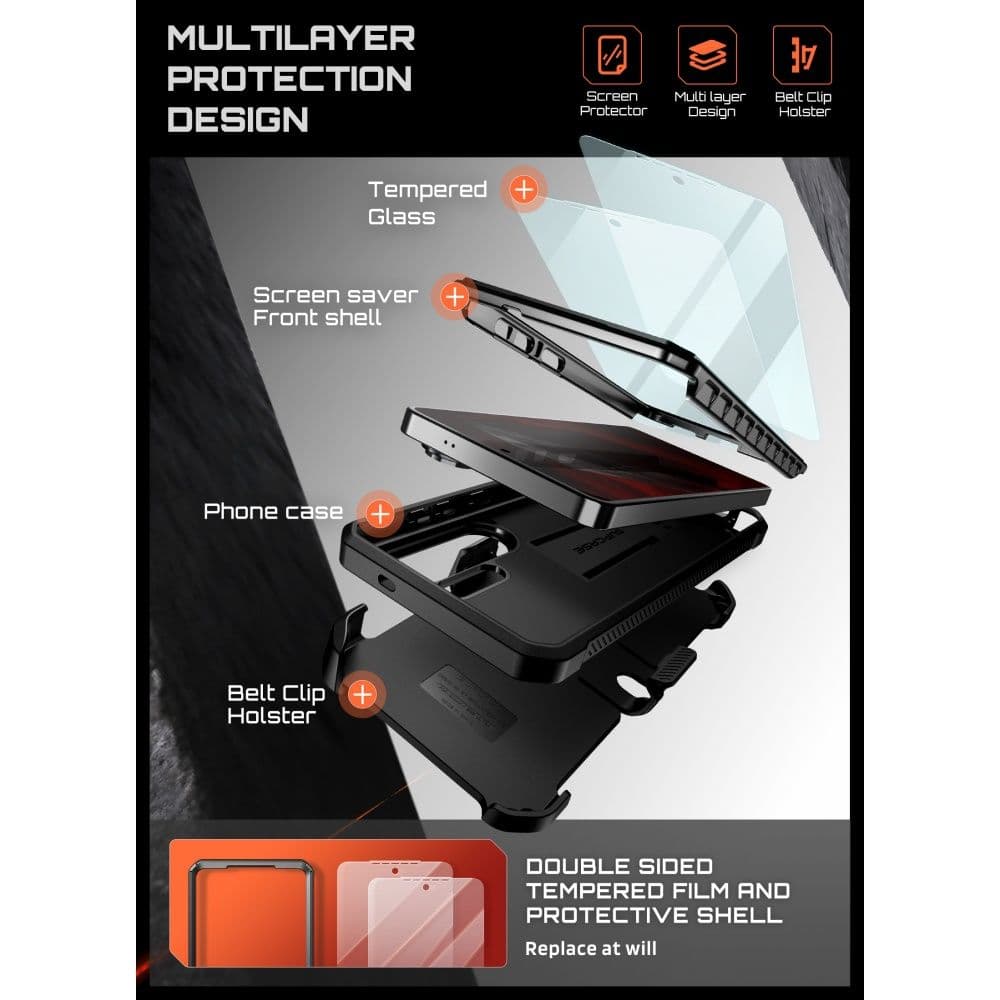 Supcase UNICORN BEETLE PRO - θήκη για Samsung Galaxy S26 Ultra - Μαύρο 5