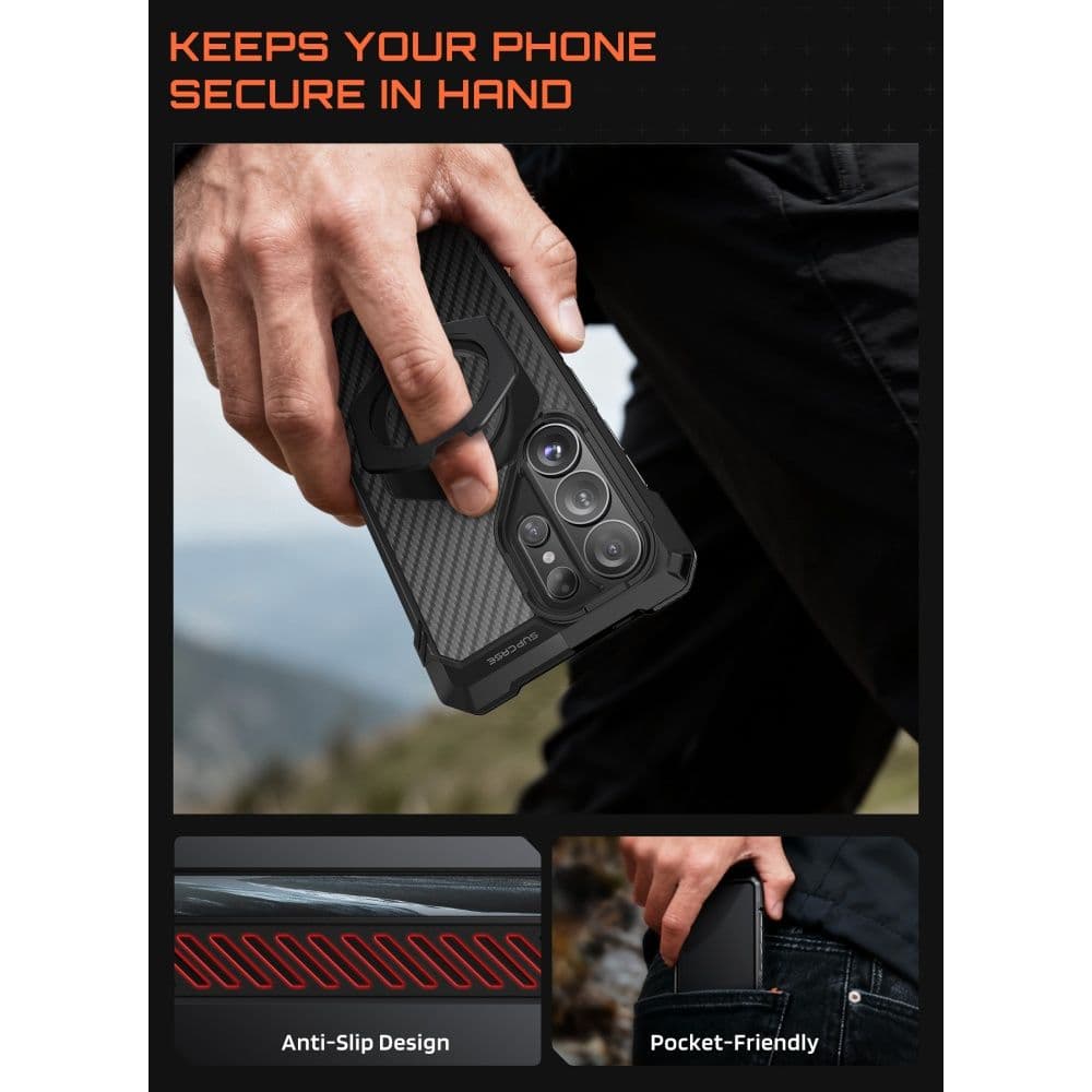 Supcase UB GRIP - θήκη για Samsung Galaxy S26 Ultra - Μαύρο 6