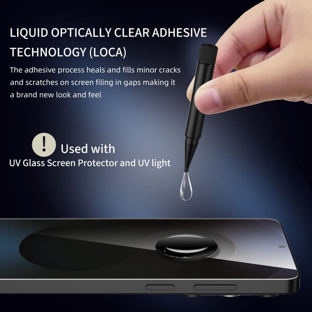 TECH-PROTECT GLASS UV+ - θήκη για Xiaomi Redmi Note 15 Pro / Poco M8 - Διάφανο 3