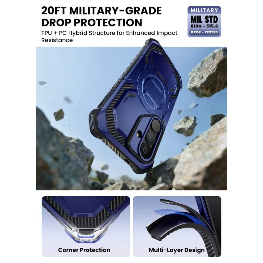 Supcase ARMORBOX - θήκη για Samsung Galaxy S26 - Μπλε 6