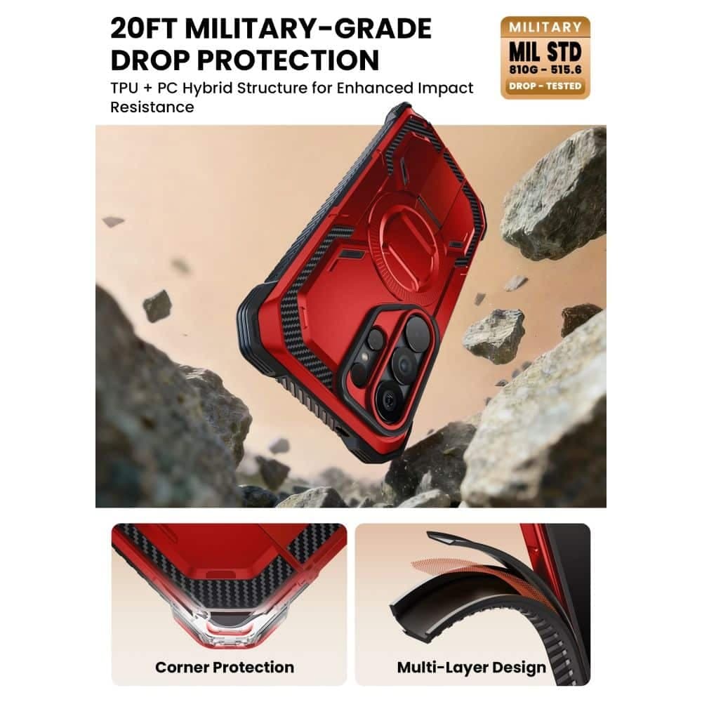 Supcase ARMORBOX - θήκη για Samsung Galaxy S26 Ultra - Κόκκινο 6