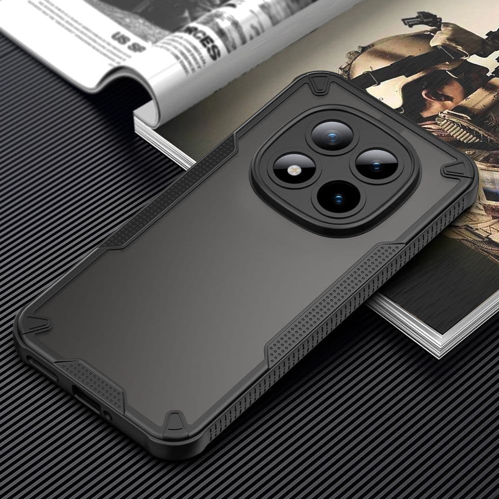 TECH-PROTECT RUGGED SHIELD - θήκη για Xiaomi Poco M8 Pro / Redmi Note 15 Pro+ Plus 5G - Μαύρο 6