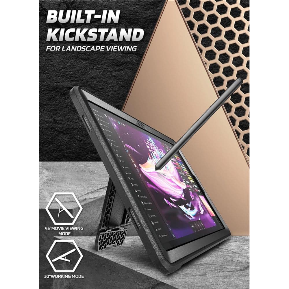 Supcase UNICORN BEETLE PRO - θήκη για Samsung Galaxy Tab A11+ / Plus 11.0 X230 X235 X236 - Μαύρο 7