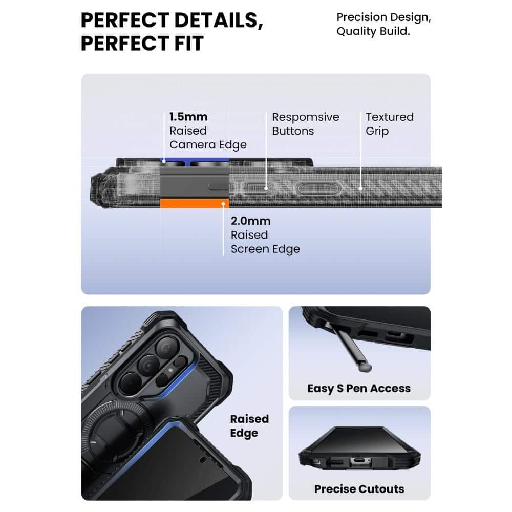 Supcase ARMORBOX - θήκη για Samsung Galaxy S26 Ultra - Μαύρο 9