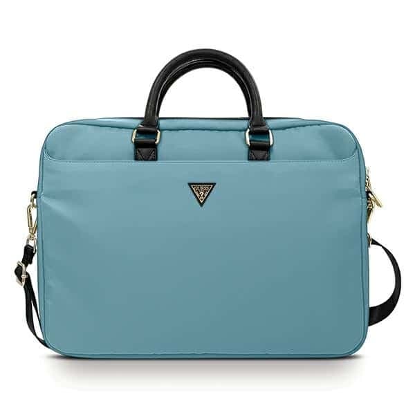 Guess Torba GUCB15NTMLLB 16" μπλε νάιλον τρίγωνο λογότυπο