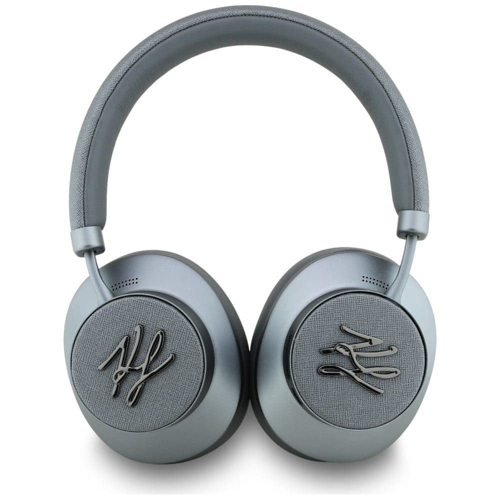 Ακουστικά Karl Lagerfeld με κόκκους σε σχήμα αρχικού Bluetooth ANC γκρι 4