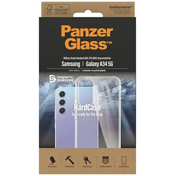 PanzerGlass HardCase - θήκη για Samsung Galaxy A34 - Διάφανο 4