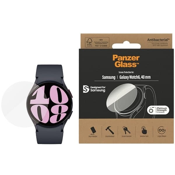 PanzerGlass Galaxy Watch6 40mmΠροστασία Οθόνης Αντιβακτηριδιακό 3683 2