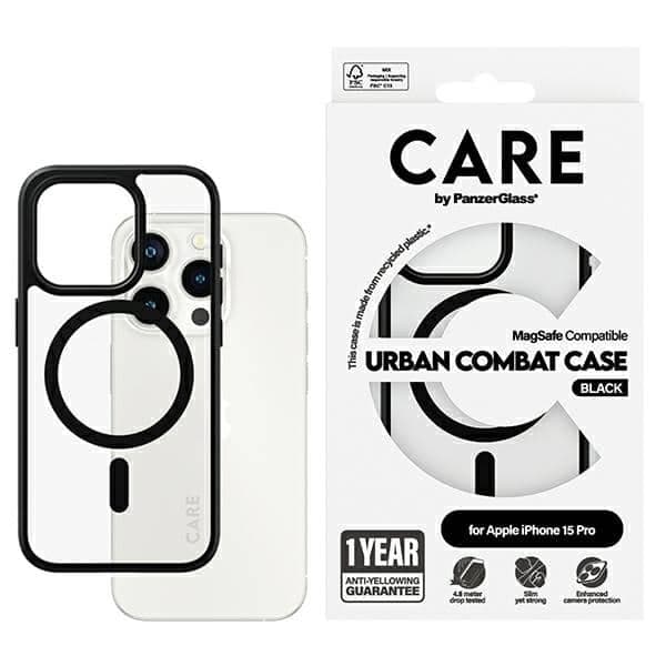 PanzerGlass Urban Combat - θήκη για Apple iPhone 15 Pro - Μαύρο