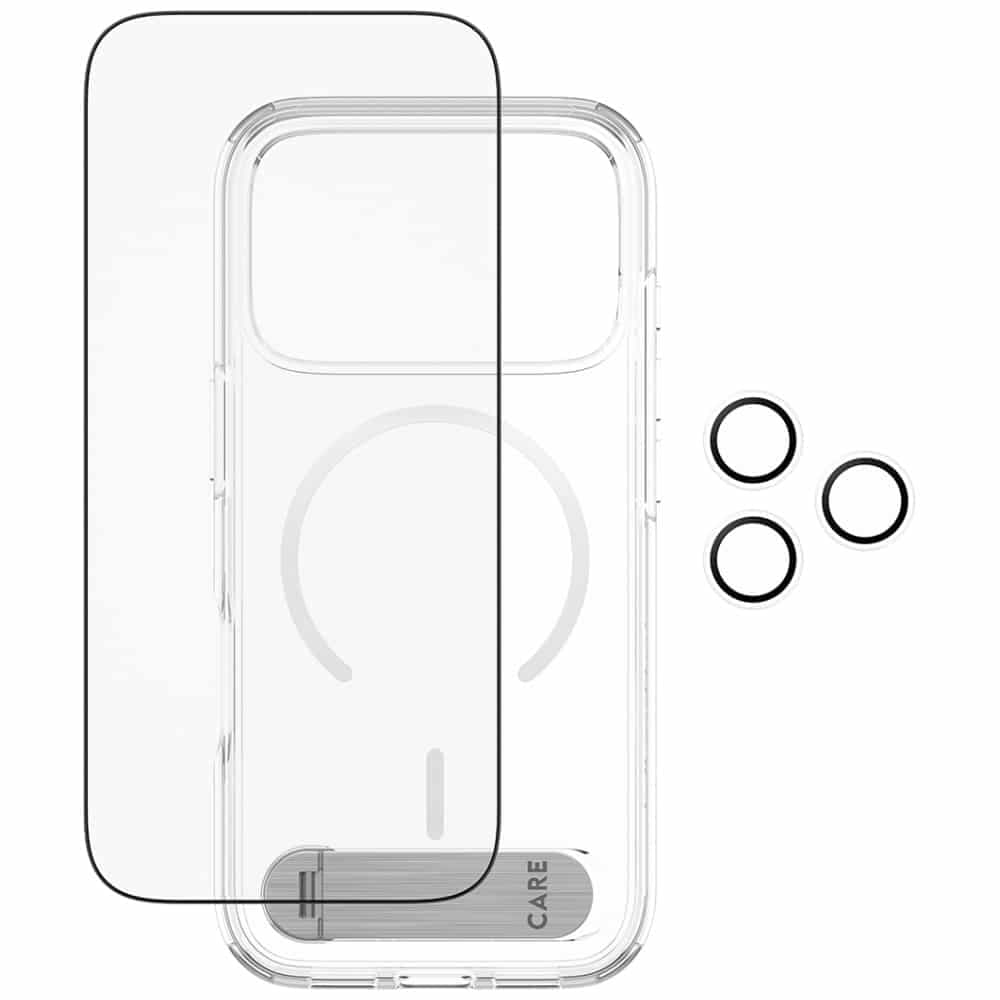 Θήκη CARE by PanzerGlass Feature Kick 3σε1 + Κιτ προστασίας γυαλιού + φακού για iPhone 17 Pro 3