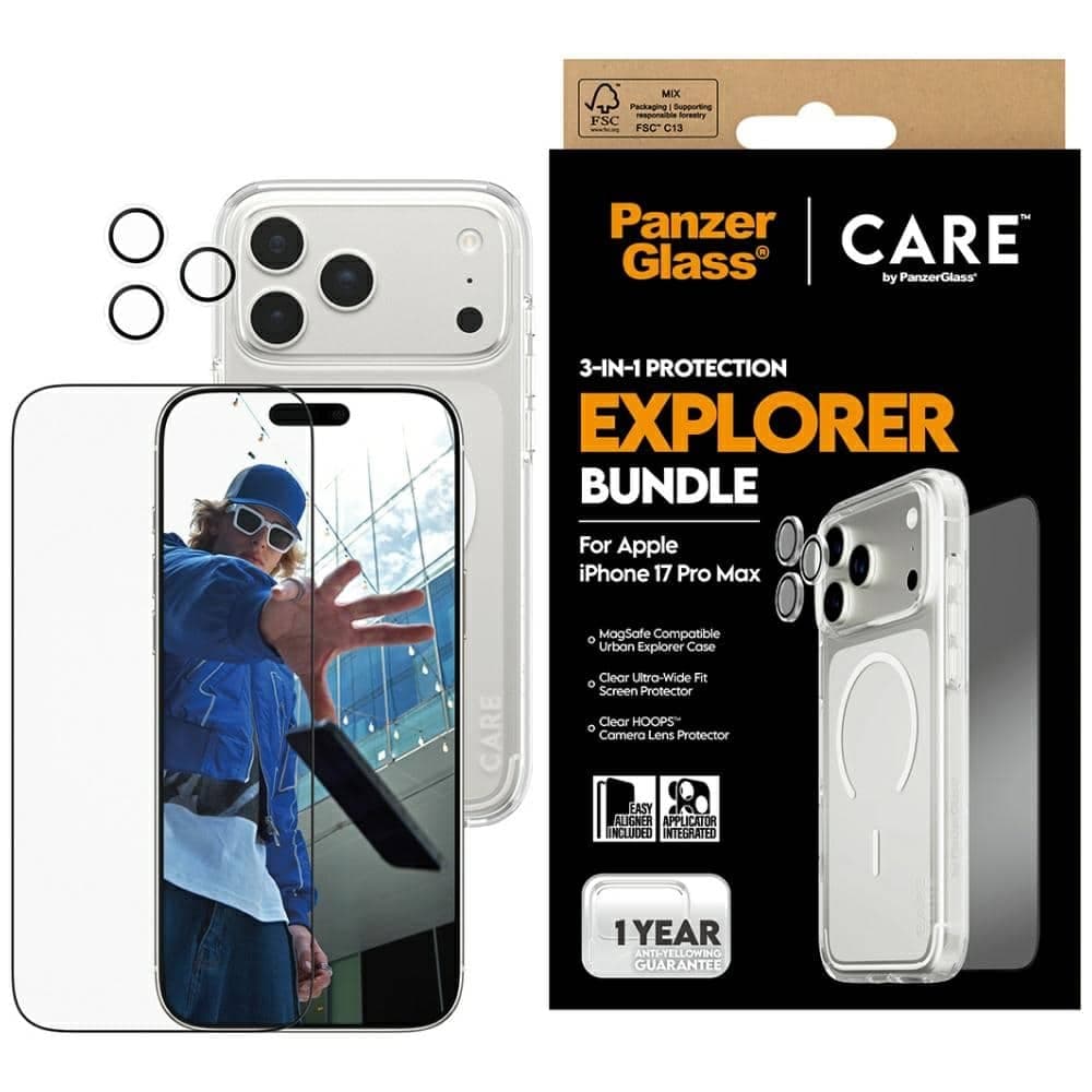PanzerGlass CARE by PanzerGlass - θήκη για Apple iPhone 17 Pro Max - Διάφανο
