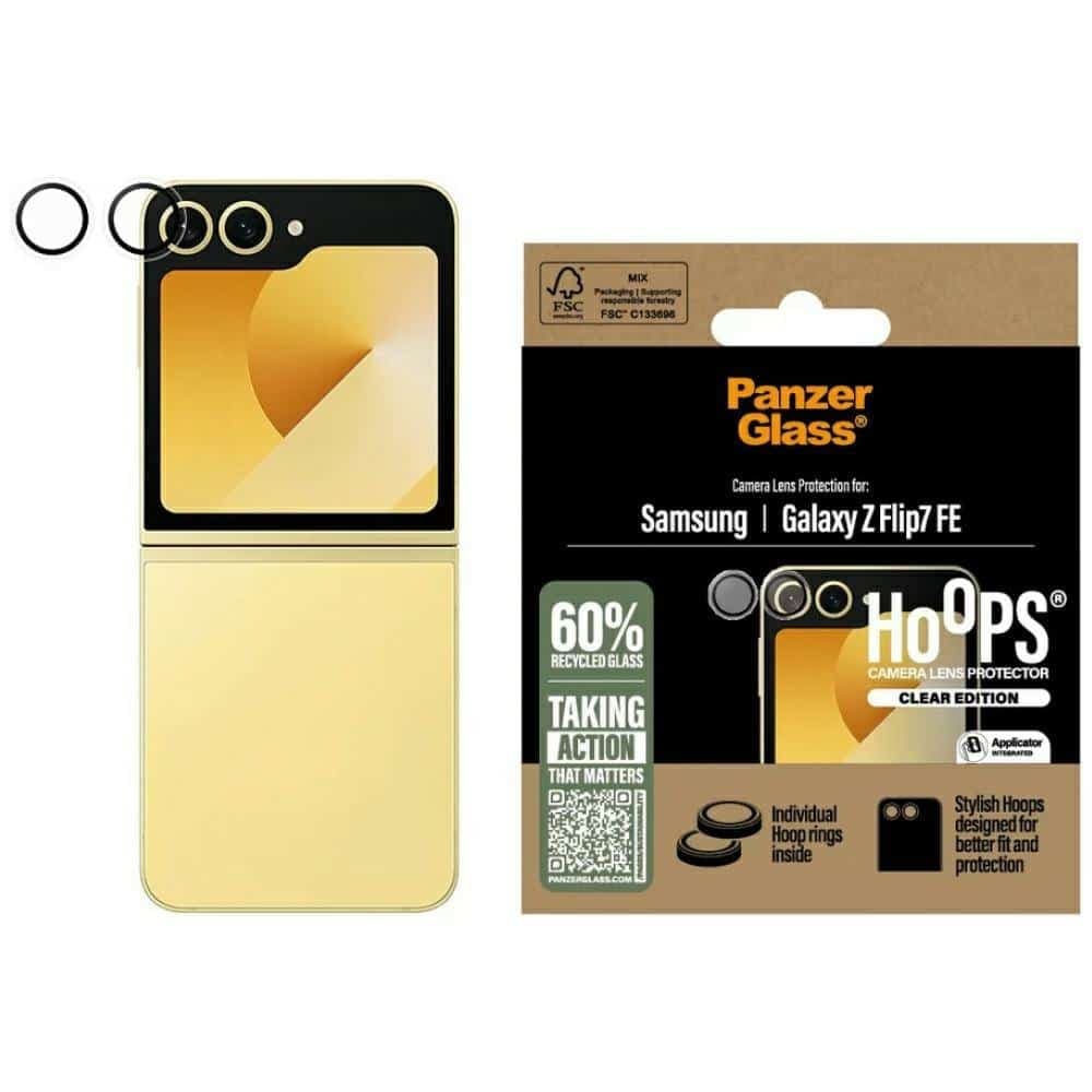 Σκληρυμένο γυαλί για φακό κάμερας PanzerGlass Hoops για Samsung Galaxy Z Flip7 FE