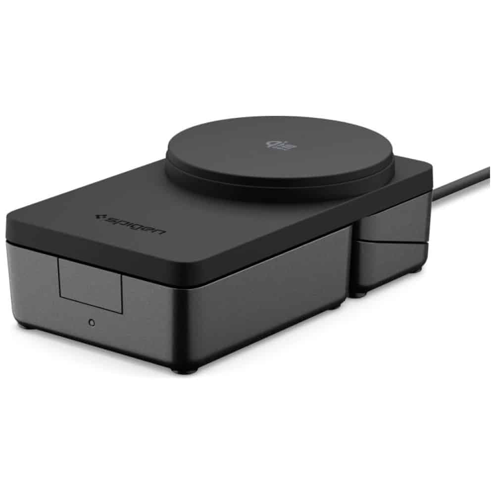 Ασύρματος φορτιστής Spigen Essential EF323MQ 3 σε 1 25W Qi2.2 MagSafe, μαύρος 2