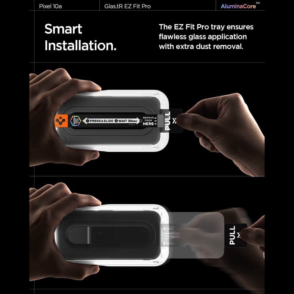 Spigen Glas.tR EZ Fit Pro - θήκη για Google Pixel 10a - Διάφανο 11