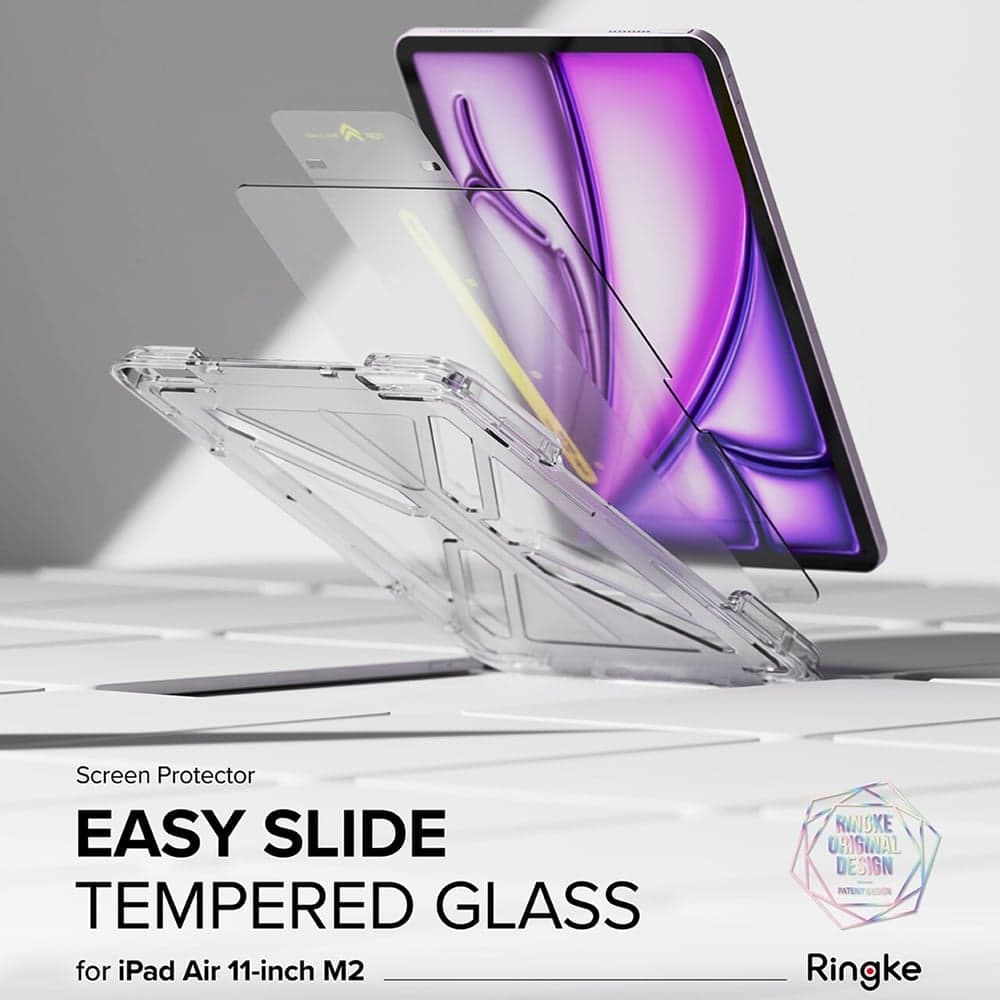 Ringke - Easy Slide σκληρυμένο γυαλί - iPad Air 11 (2024) / Air 11 (2025) / Air 11 (2026) - Διαφανές 3