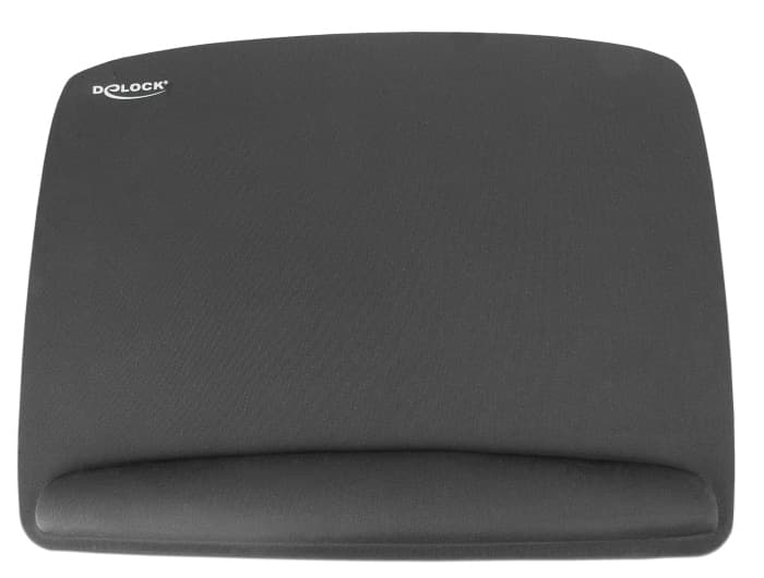 DELOCK mousepad για laptop με στήριγμα καρπού 12601, 320x420mm, μαύρο 3
