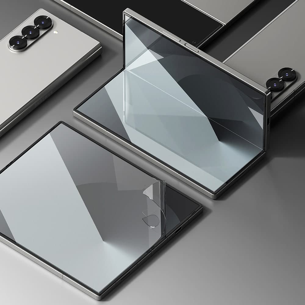 Ringke - Dual Easy Full (συσκευασία 2 τεμαχίων) - Samsung Galaxy Z Fold6 - Διαφανές 4