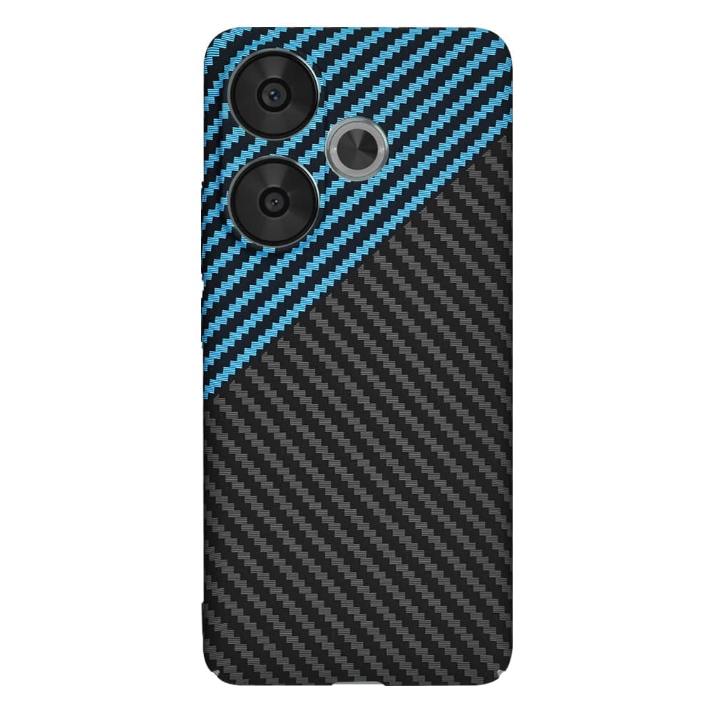 Techsuit Carbonite FiberShell - θήκη για Xiaomi Poco F6 - Μπλε 3