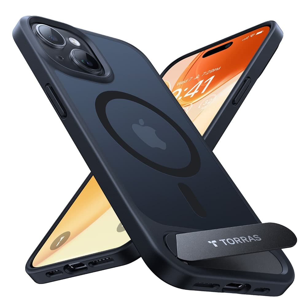 Torras Pstand - θήκη για Apple iPhone 15 Pro Max - Μαύρο 2