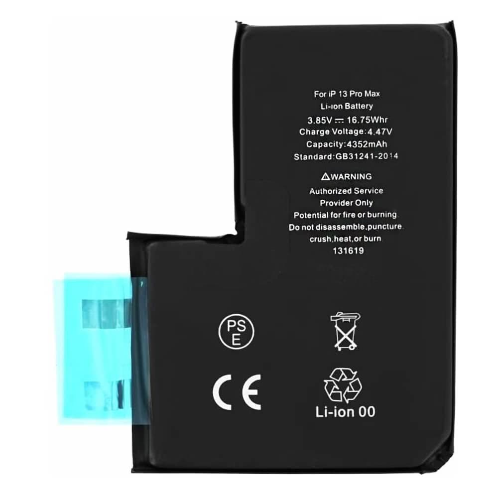 OEM - Μπαταρία Smartphone (19319) - χωρίς εύκαμπτο καλώδιο - iPhone 13 Pro Max - 4352mAh - Μαύρο