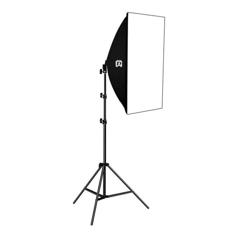 Puluz Σετ Στούντιο Φωτογράφισης PU5070EU, Softbox LED 50x70cm, Τρίποδο, Λάμπες LED x1 2