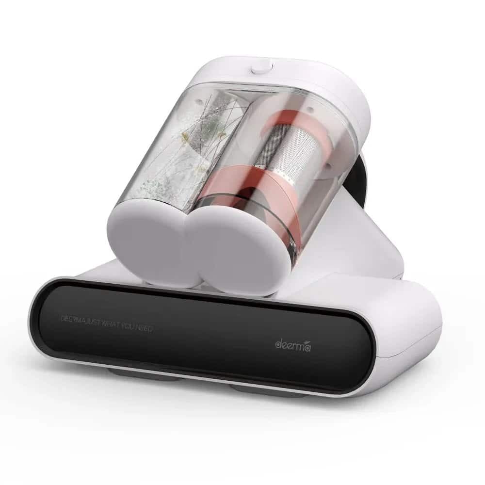 Deerma - Ασύρματη ηλεκτρική σκούπα (CM980W) - 13000Pa, 450W, 0,6L, Φίλτρο HEPA, Λάμπα UV-C, Θέρμανση κρεβατιού 4D υψηλής θερμοκρασίας 60C - Λευκό