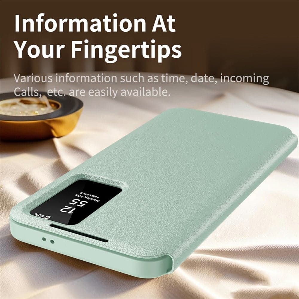 Techsuit SmartView Series - θήκη για Samsung Galaxy A37 - Πράσινο 4